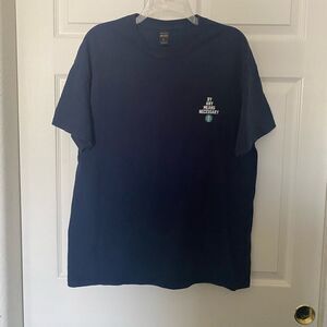 10DEEP Men’s Navy Blue 100% Cotton T-Shirt Size L